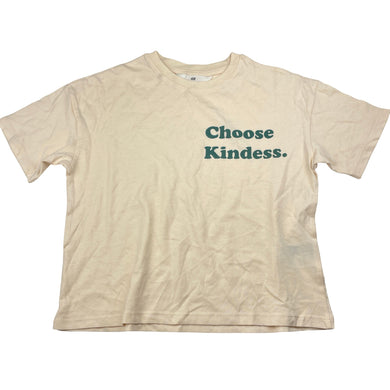 Girls H&M, loose fit lightweight cotton tee / top, EUC, size 5,  