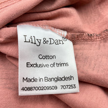 Load image into Gallery viewer, Girls Lily &amp; Dan, cotton long sleeve tee / top, GUC, size 5,  