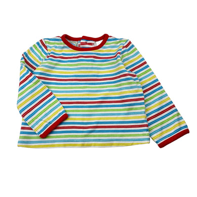 Boys Disney, striped cotton long sleeve top, FUC, size 2,  