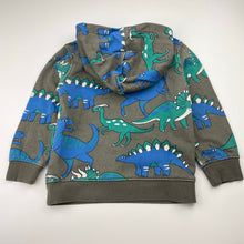 Load image into Gallery viewer, Boys Target, fleece lined hoodie sweater, dinosaurs, FUC, size 3,  