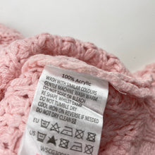 Load image into Gallery viewer, Girls Charlie &amp; Me, pink chunky knit sweater / jumper, heart, NEW, size 3,  