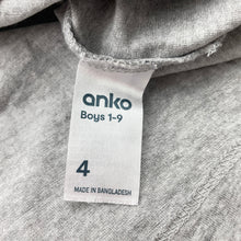 Load image into Gallery viewer, Boys Anko, grey marle polo shirt top, skateboards, EUC, size 4,  