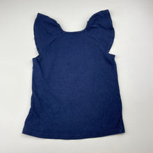 Load image into Gallery viewer, Girls Big W, navy Christmas tee / top, unicorn, GUC, size 5,  