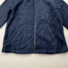 Load image into Gallery viewer, Boys H&amp;T, navy zip up fleece sweater / jacket, EUC, size 4,  