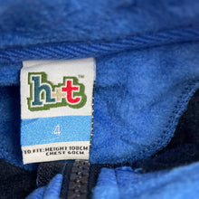 Load image into Gallery viewer, Boys H&amp;T, navy zip up fleece sweater / jacket, EUC, size 4,  