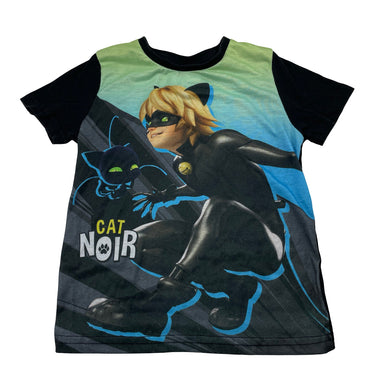 Boys Miraculous, Cat Noir lightweight tee / top, EUC, size 4,  