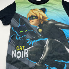 Load image into Gallery viewer, Boys Miraculous, Cat Noir lightweight tee / top, EUC, size 4,  