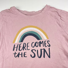 Load image into Gallery viewer, Girls Target, organic cotton tee / top, rainbow, FUC, size 10,  
