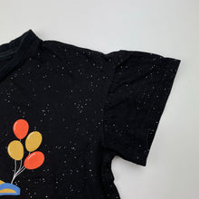 Load image into Gallery viewer, Girls CutePanda's, black tee / top, carousel, GUC, size 5,  