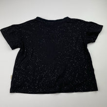 Load image into Gallery viewer, Girls CutePanda's, black tee / top, carousel, GUC, size 5,  