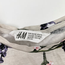 Load image into Gallery viewer, Girls H&amp;M, floral lightweight cotton tee / top, GUC, size 9-10,  