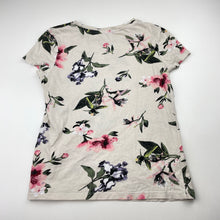 Load image into Gallery viewer, Girls H&amp;M, floral lightweight cotton tee / top, GUC, size 9-10,  