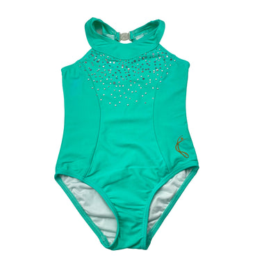 Girls NEON, dance leotard, discolouration upper right, FUC, size 6,  