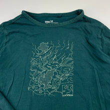 Load image into Gallery viewer, Boys Anko, green cotton long sleeve tee / top, GUC, size 10,  