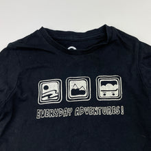 Load image into Gallery viewer, Boys Brilliant Basics, black cotton long sleeve tee / top, EUC, size 3,  
