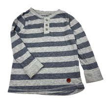 Load image into Gallery viewer, Boys Anko, grey &amp; navy long sleeve top, FUC, size 4,  