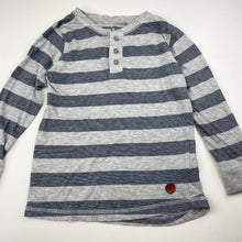 Load image into Gallery viewer, Boys Anko, grey &amp; navy long sleeve top, FUC, size 4,  