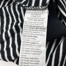Load image into Gallery viewer, Boys Cotton On, black &amp; white stripe cotton long sleeve top, GUC, size 4,  