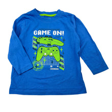 Load image into Gallery viewer, Boys Favourites, cotton long sleeve tee / top, gamer, EUC, size 2,  