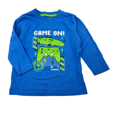 Boys Favourites, cotton long sleeve tee / top, gamer, EUC, size 2,  
