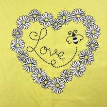 Load image into Gallery viewer, Girls H&amp;T, yellow cotton tee / top, flowers, NEW, size 3,  