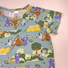 Load image into Gallery viewer, Unisex Bonds, Bluey stretchy pyjama tee / top, wash fade, FUC, size 8,  