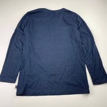Load image into Gallery viewer, Boys Target, navy organic cotton long sleeve tee, dinosaurs, EUC, size 7,  