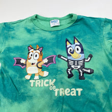 Load image into Gallery viewer, Unisex Bluey, cotton tee / top, Halloween, wash fade, FUC, size 2,  