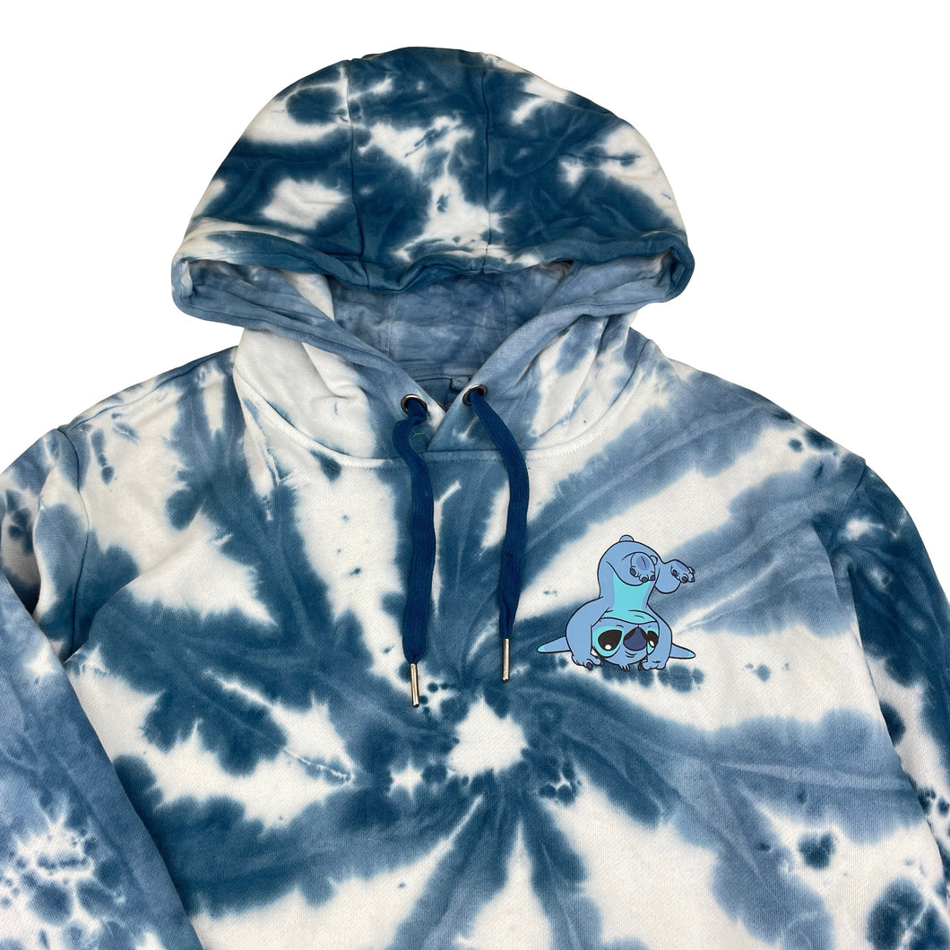 Girls Disney, Stitch fleece lined cropped hoodie sweater, Sz: L, L: 46cm, armpit to armpit: 52cm, shoulder to cuff: 57cm , EUC, size 14-16,  