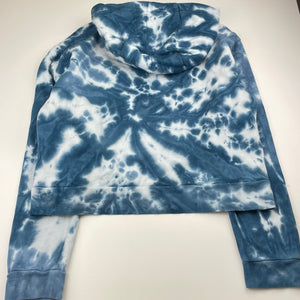 Girls Disney, Stitch fleece lined cropped hoodie sweater, Sz: L, L: 46cm, armpit to armpit: 52cm, shoulder to cuff: 57cm , EUC, size 14-16,  