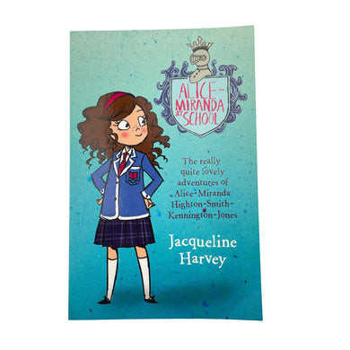 Books Alice-Miranda, At School, by Jacqueline Harvey, paperback, EUC, size ,  