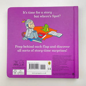 Books SPOT, Find Spot at the Library, Lift the Flap Book by Eric Hill, board book, EUC, size ,  