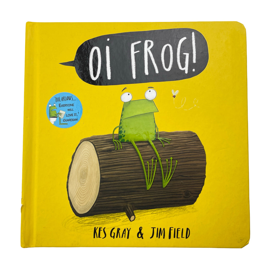 Books OI FROG!, by Kes Gray & Jim Field, board book, GUC, size ,  