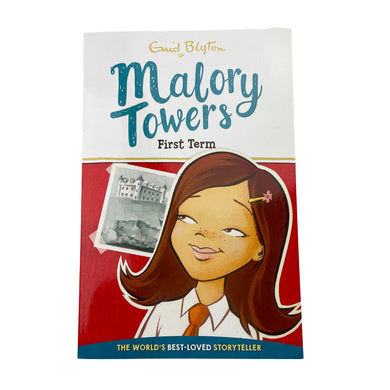 Books Malroy Towers, First Term, by Enid Blyton, paperback, EUC, size ,  