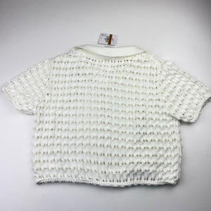 Girls Mango, knit short sleeve sweater / top, NEW, size 16,  