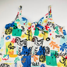 Load image into Gallery viewer, Girls KID, viscose / linen summer playsuit, FUC, size 16,  