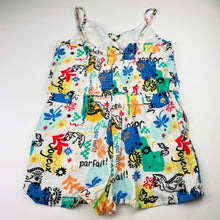 Load image into Gallery viewer, Girls KID, viscose / linen summer playsuit, FUC, size 16,  