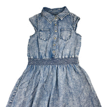 Load image into Gallery viewer, Girls Guess, lightweight tencel casual dress, GUC, size 7-8, L: 66cm