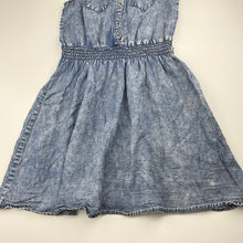 Load image into Gallery viewer, Girls Guess, lightweight tencel casual dress, GUC, size 7-8, L: 66cm