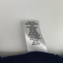 Load image into Gallery viewer, Girls Target, navy cotton &amp; sequin long sleeve dress, EUC, size 8, L: 63cm