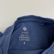 Load image into Gallery viewer, Boys Target, organic cotton long sleeve tee / top, FUC, size 3,  