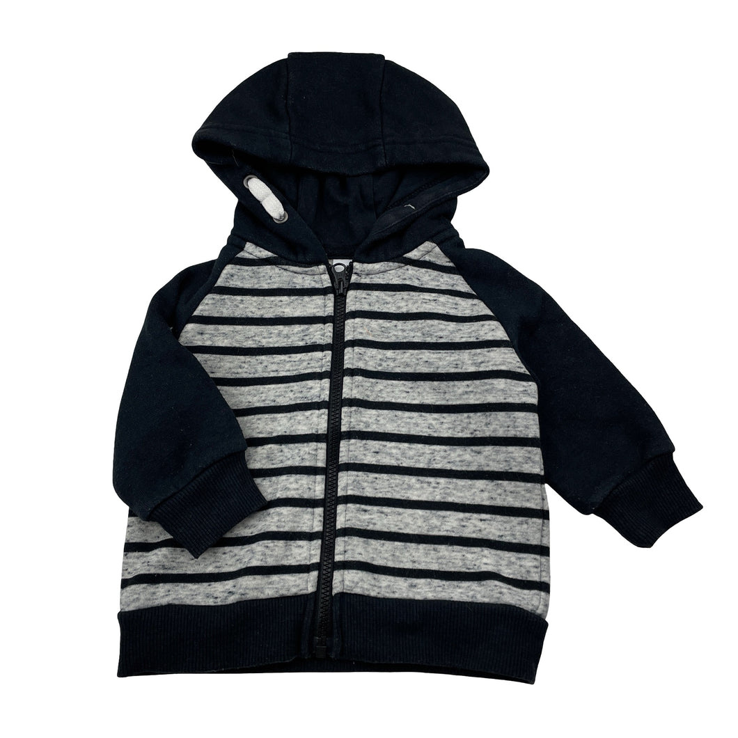 Boys Dymples, fleece lined zip hoodie sweater, wash fade, FUC, size 000,  