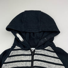 Load image into Gallery viewer, Boys Dymples, fleece lined zip hoodie sweater, wash fade, FUC, size 000,  