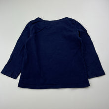 Load image into Gallery viewer, Girls Brilliant Basics, cotton long sleeve top, unicorn, marks right cuff, FUC, size 2,  