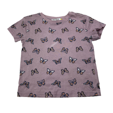Girls Lily & Dan, cotton pyjama tee / top, butterflies, FUC, size 4,  