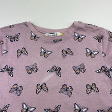 Load image into Gallery viewer, Girls Lily &amp; Dan, cotton pyjama tee / top, butterflies, FUC, size 4,  