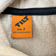 Load image into Gallery viewer, Boys Tilt, fleece lined hoodie sweater, light mark right sleeve, FUC, size 2,  
