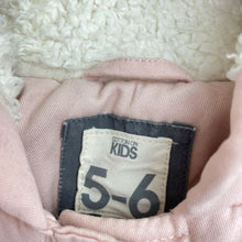 Load image into Gallery viewer, Girls Cotton On, wadded cotton hooded jacket / coat, GUC, size 5-6,  