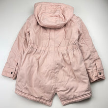 Load image into Gallery viewer, Girls Cotton On, wadded cotton hooded jacket / coat, GUC, size 5-6,  