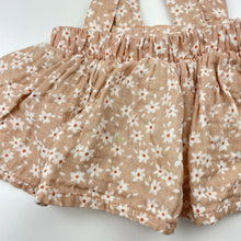 Load image into Gallery viewer, Girls Baby Baby, floral lightweight cotton suspender skirt, FUC, size 0000,  